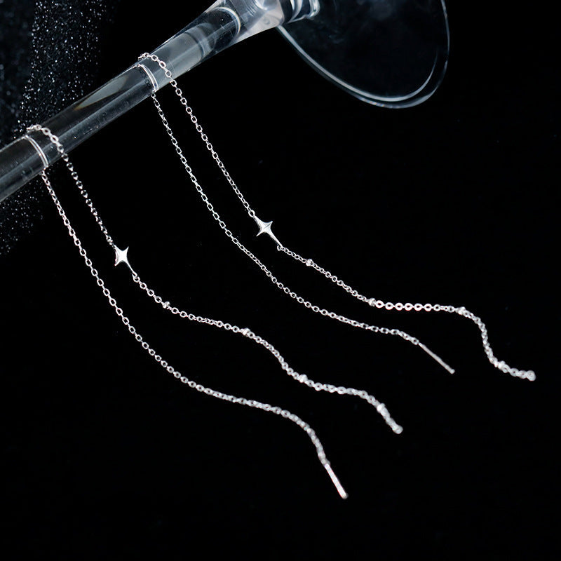 Elegant Y-Necklace with Sparkling Pendant Stornfield