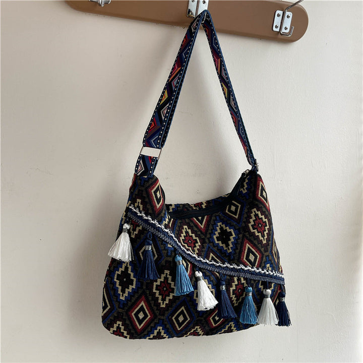 Bohemian-Inspired Handcrafted Hobo Bag