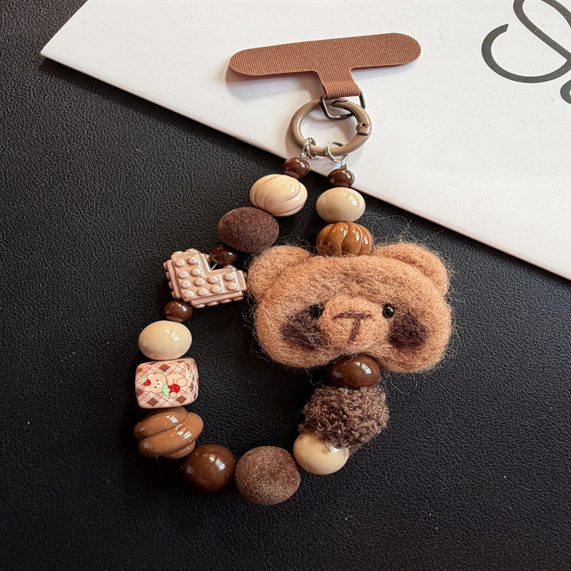 Whimsical Bear-Themed Charm Keychain Stornfield