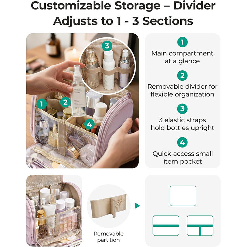 Cosmetic organizer with removable hanging system Stornfield