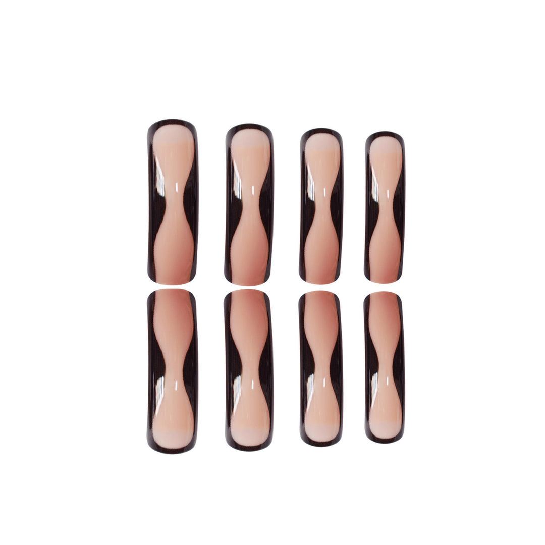 Artistic Wave Design Press-On Nails Stornfield