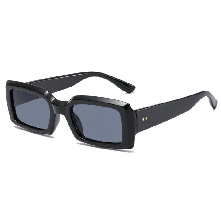 Ladies stylish square sunglasses with mirrored lenses Stornfield