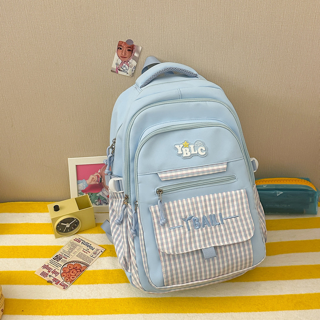 Stylish Checked Backpack Stornfield