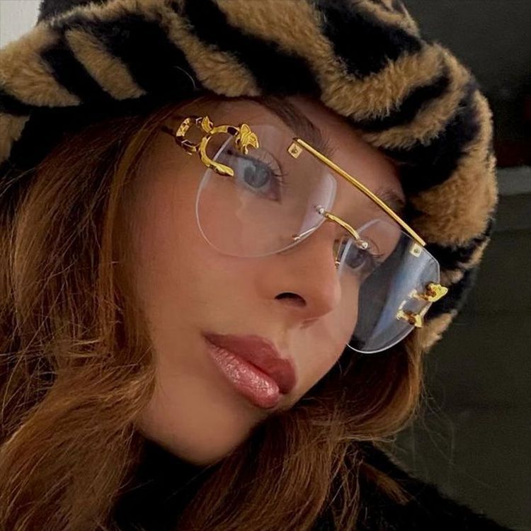 Women's unusual round sunglasses with decorative details Stornfield