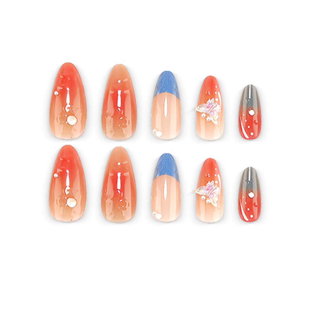 Artificial nails with intricate jewelry details Stornfield