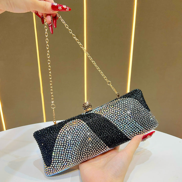 Glamorous Rhinestone-Studded Clutch