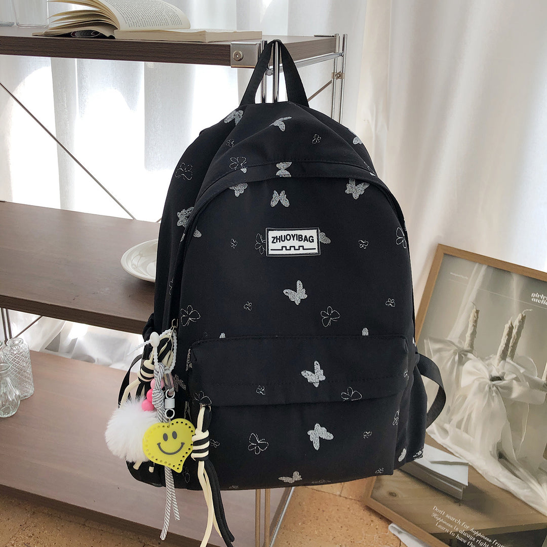 Butterfly Print Casual Backpack Stornfield