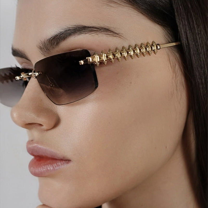 Ladies fashionable sunglasses with a unique and decorative frame Stornfield