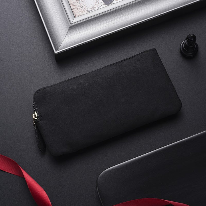 Premium Leather Zippered Wallet Organizer Stornfield