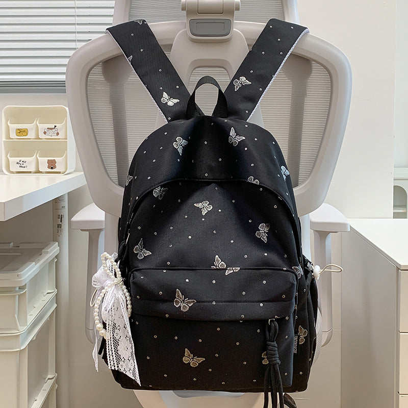 Butterfly-Themed Casual Backpack Stornfield