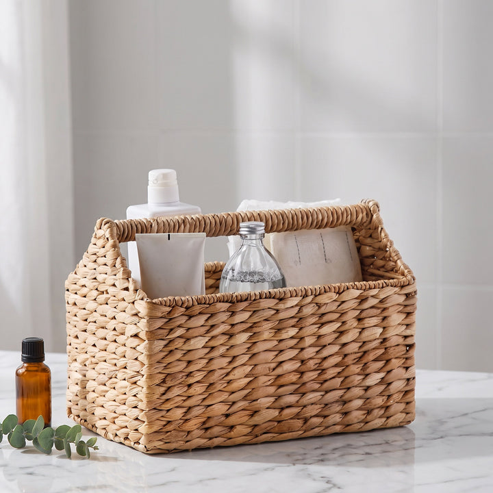 Practical storage basket with handle Stornfield
