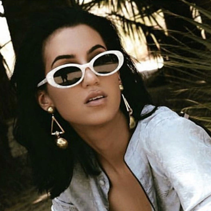 Women's Cat-Eye Sunglasses with Transparent Frame and Gradient Lenses Stornfield