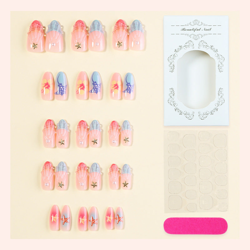 Creative Shell Design Press-On Nail Set Stornfield