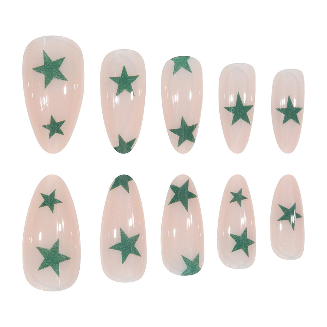 Star-Designed Stiletto Press-On Nails Stornfield