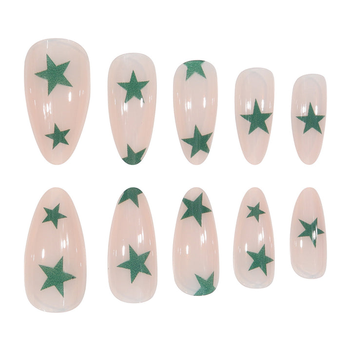 Star-Designed Stiletto Press-On Nails Stornfield