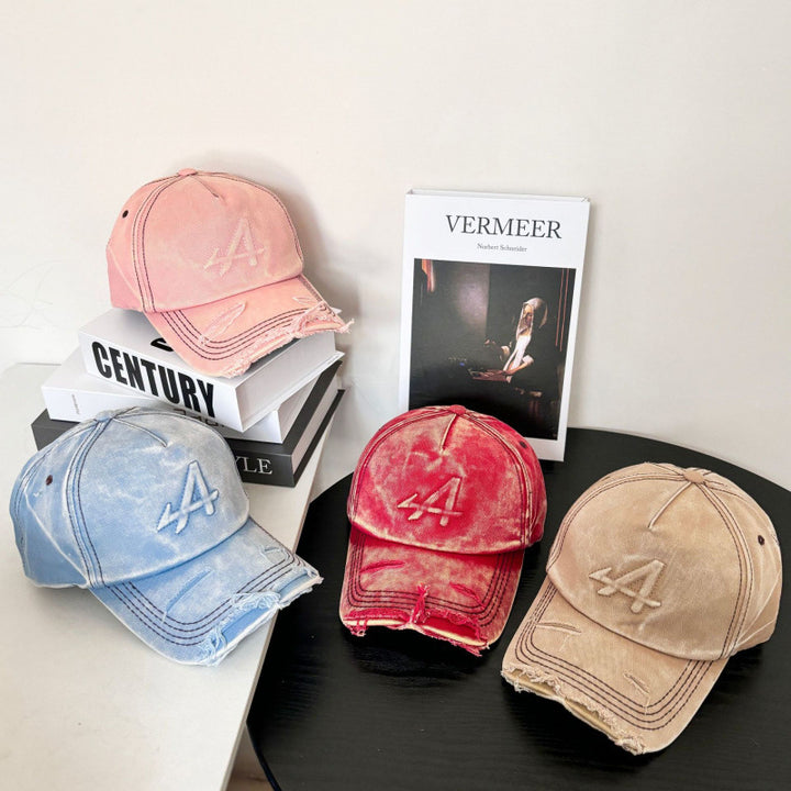 Women's Distressed Vintage Style Baseball Cap Stornfield