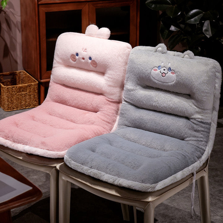 Plush seat cushion with animal design Stornfield