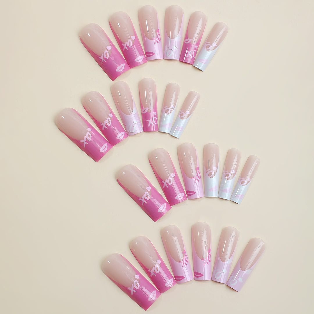 Nail art set with ombre effect Stornfield