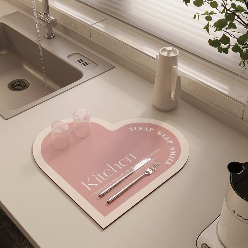 Heart-Shaped Kitchen Placemats