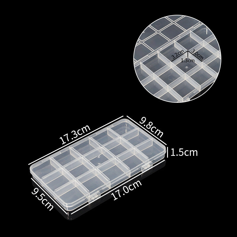 Multi-Compartment Clear Utility Storage Box Stornfield