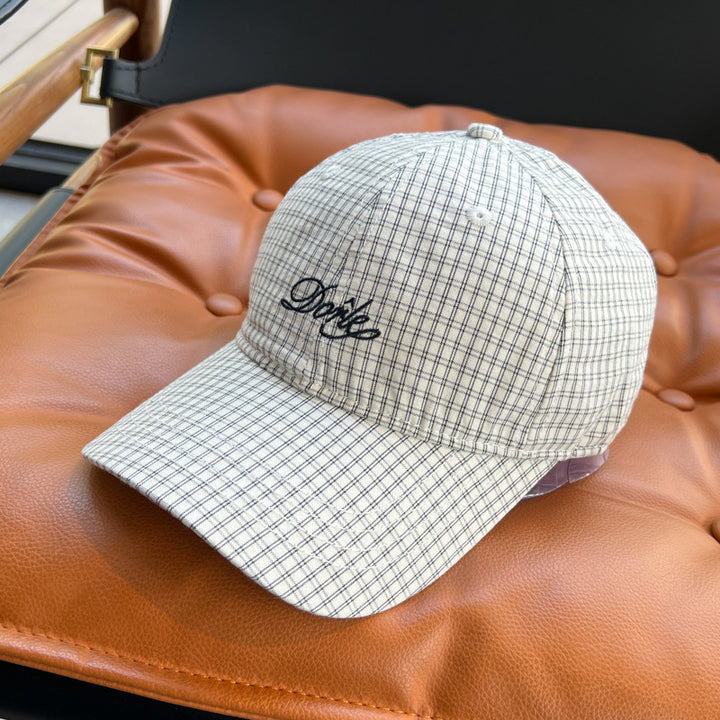 Women's Stylish Checkered Baseball Cap Stornfield