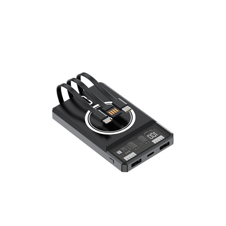 Power bank with integrated light and fast charging functions Stornfield