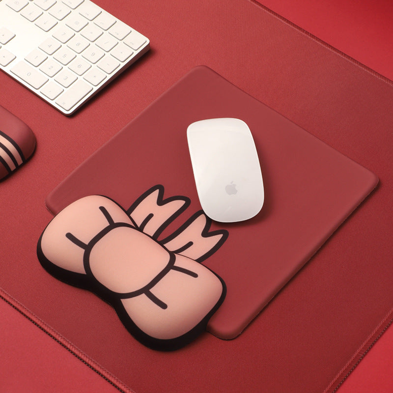 Decorative Bow-Shaped Mouse Pad