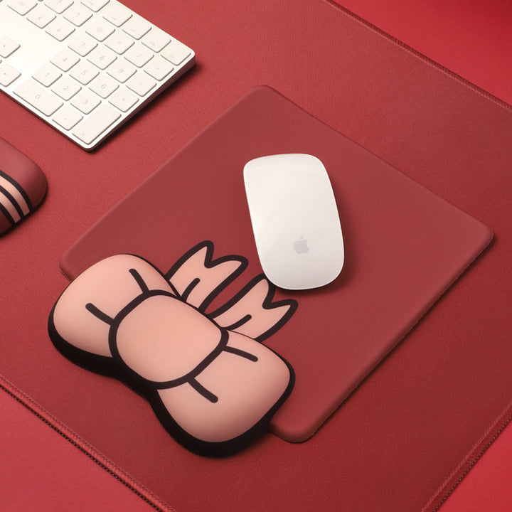 Decorative Bow-Shaped Mouse Pad