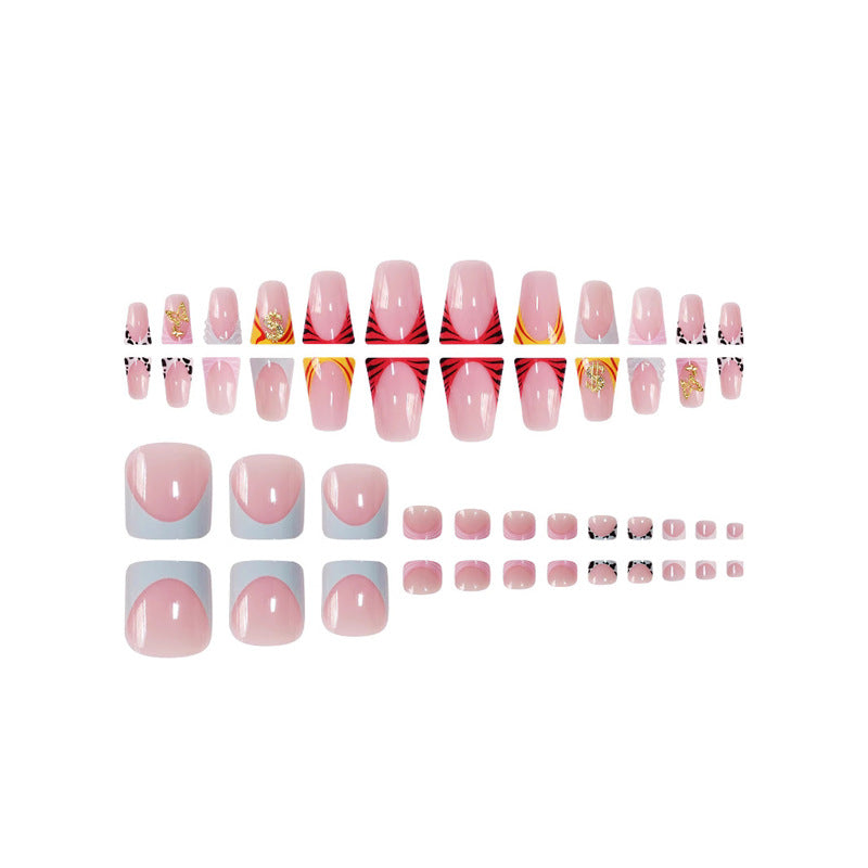 Floral 3D Nail and Pedicure Art Set Stornfield