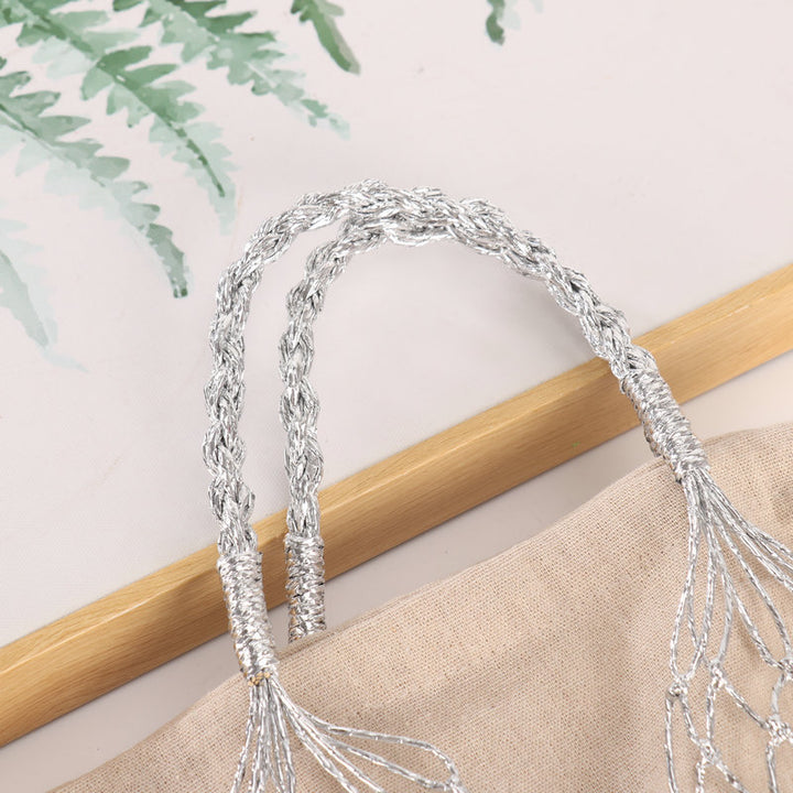 Multifunctional mesh tote bag with lining Stornfield