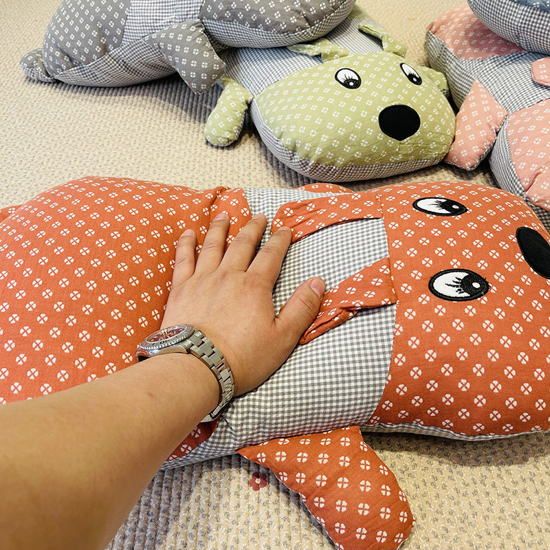 Cozy animal design sleeping mat for children with removable cover