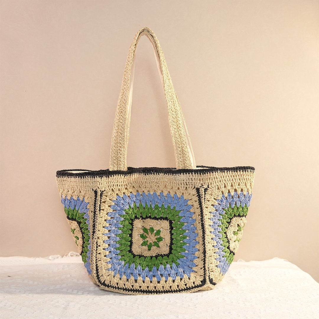 Shoulder bag with unique granny square design Stornfield