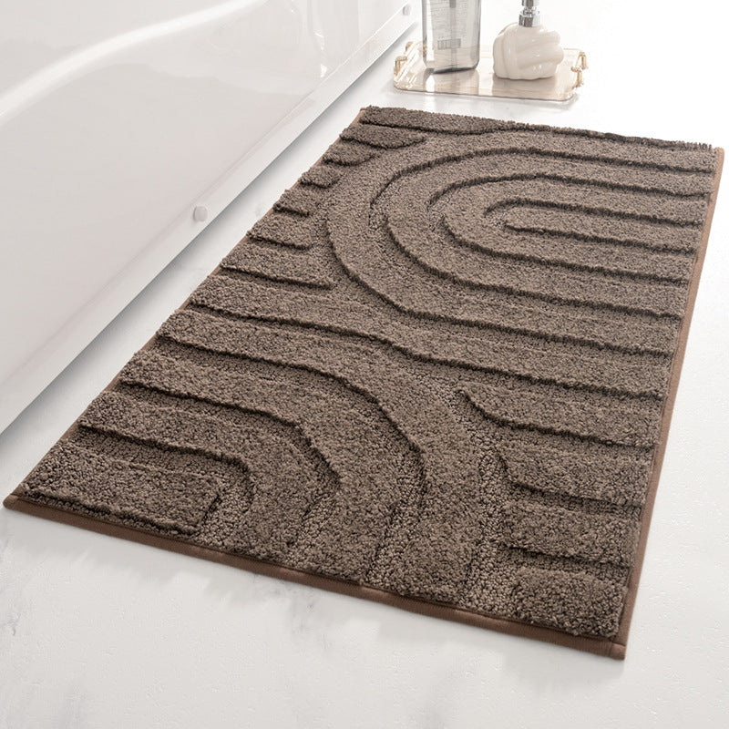 Modern Geometric Bath Mat Stornfield