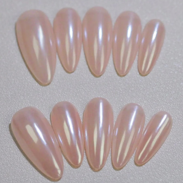 Glossy Pointed Press-On Nail Tips Stornfield