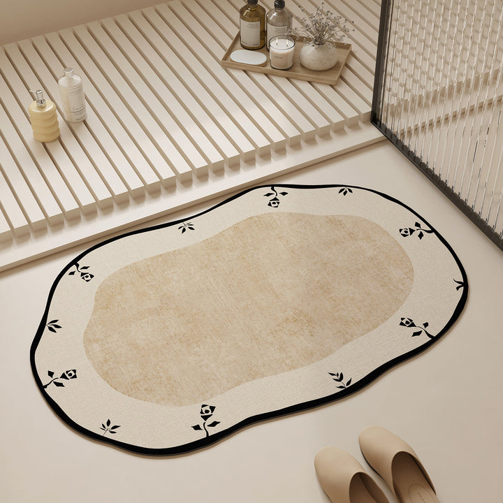Floral Accent Area Rug