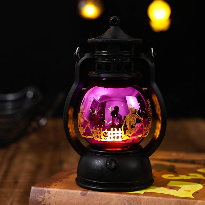 Nostalgic Lantern with Christmas Scenes Stornfield