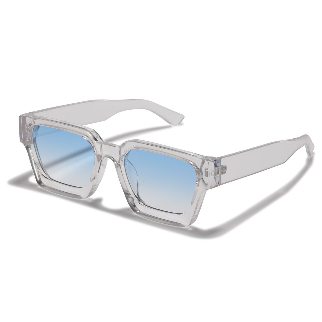 Women's fashionable sunglasses with clear frame and gradient lenses Stornfield