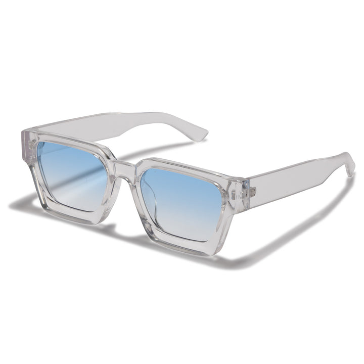 Women's fashionable sunglasses with clear frame and gradient lenses Stornfield