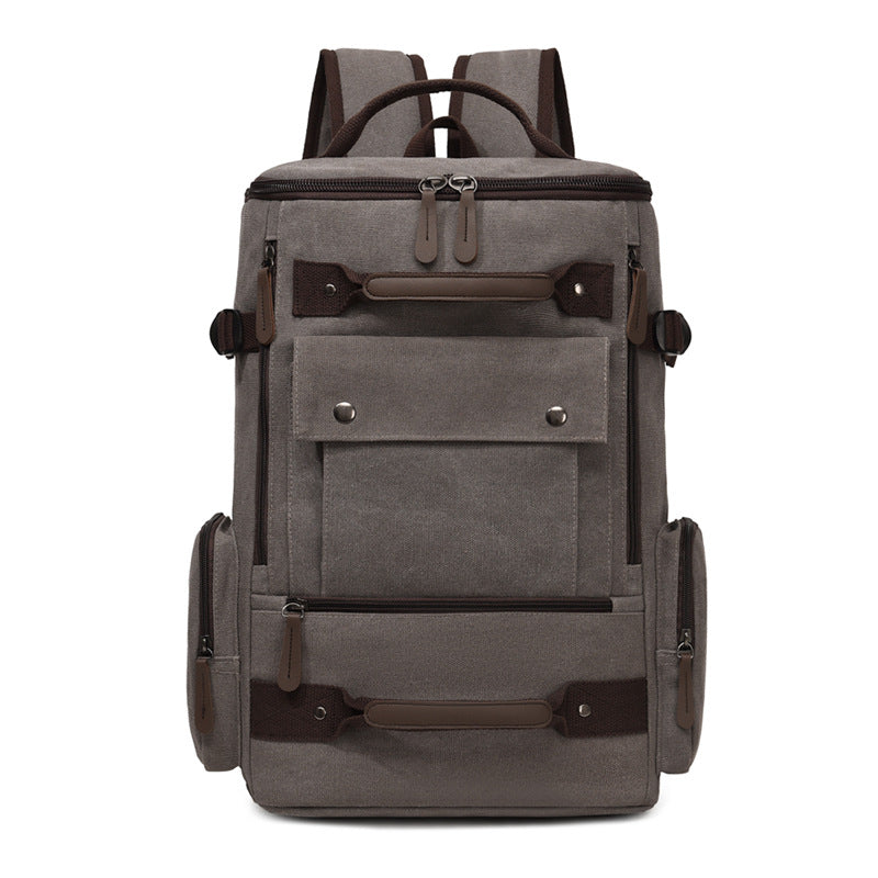 Multi-Functional Canvas Backpack
