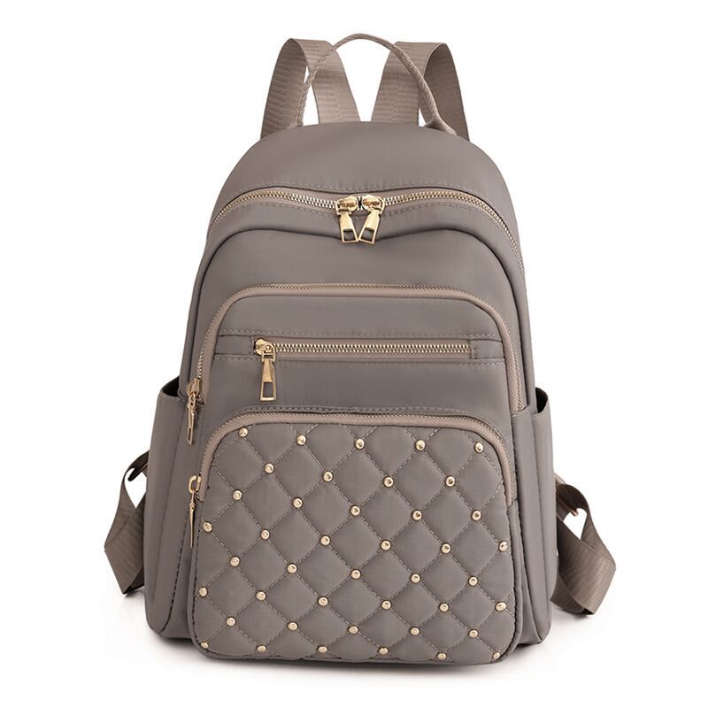 Quilted Backpack with Decorative Studs Stornfield