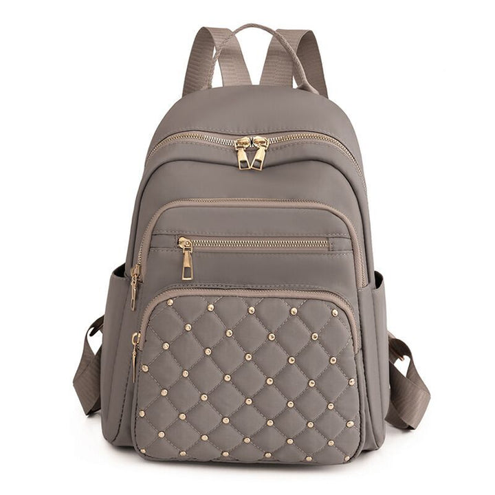 Quilted Backpack with Decorative Studs Stornfield