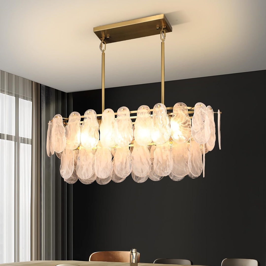 Capiz Shell Modern Pendant Chandelier