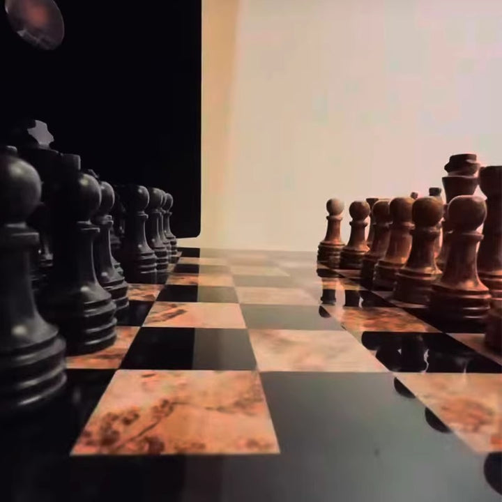Elegant Marble Chess Set