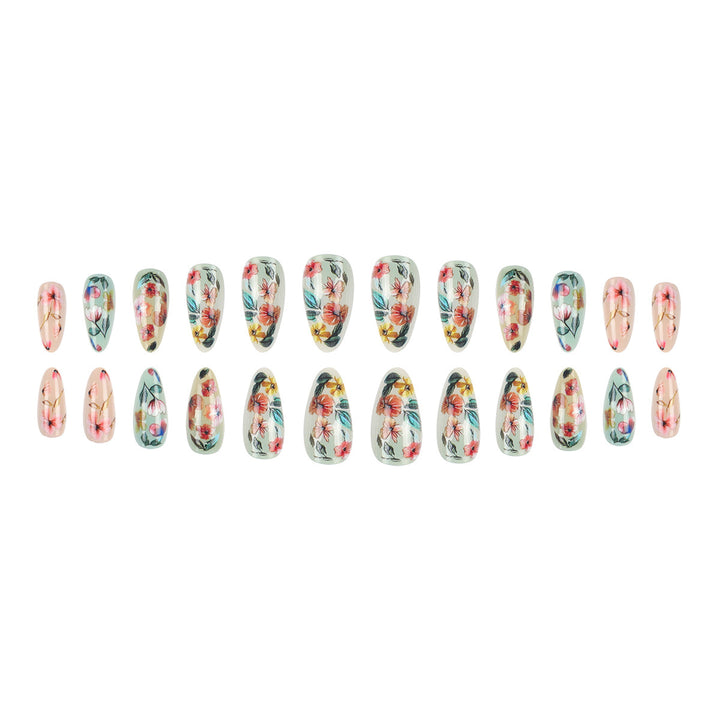 Floral Stiletto Press-On Nails Stornfield