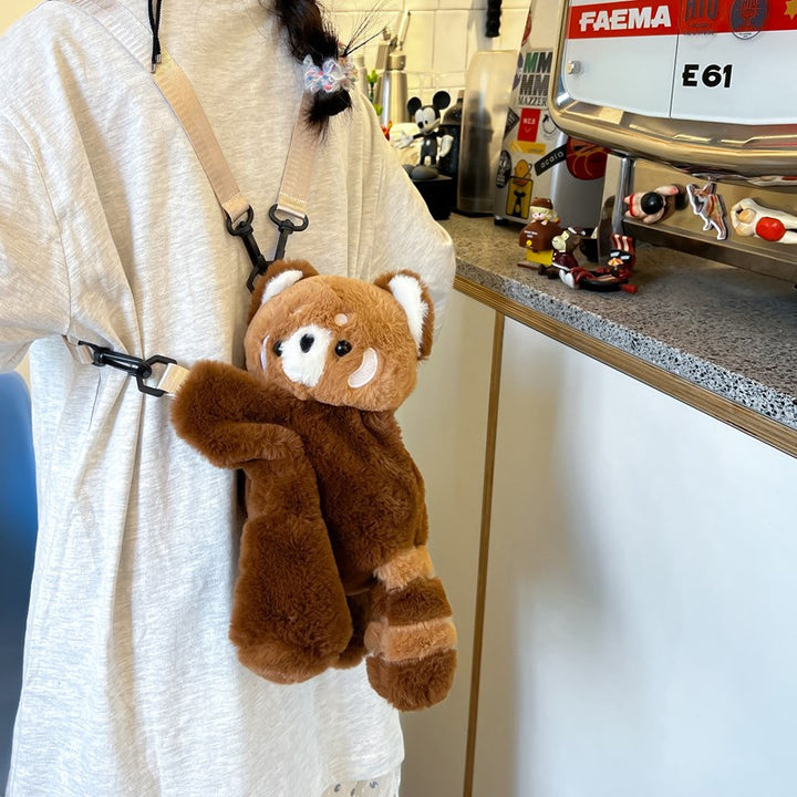 Plush Animal-Shaped Backpack