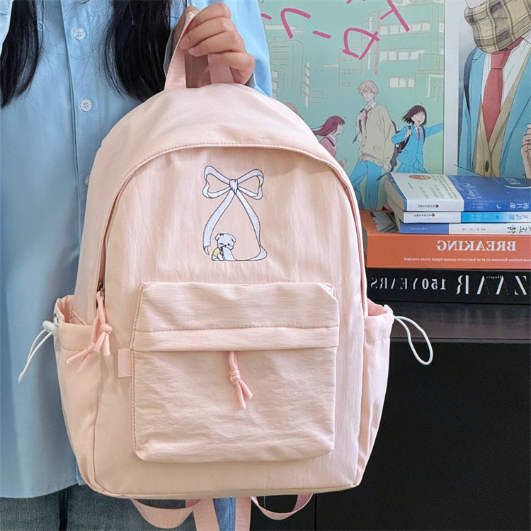 Adorable Casual Backpack with Character Design Stornfield