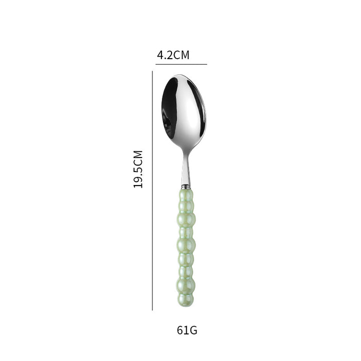 Elegant finger food fork with non-slip handle Stornfield