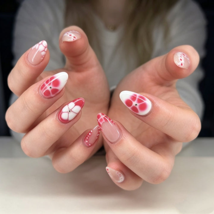 Artificial Nail Tips with Exciting Design and Elegant Accents Stornfield