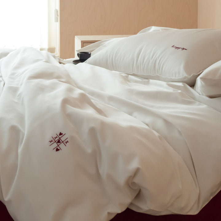 Luxury Silky Satin Duvet Cover and Pillowcase Set