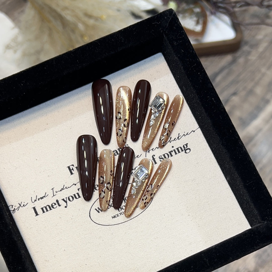 Glamorous Long Stiletto Press-On Nails
